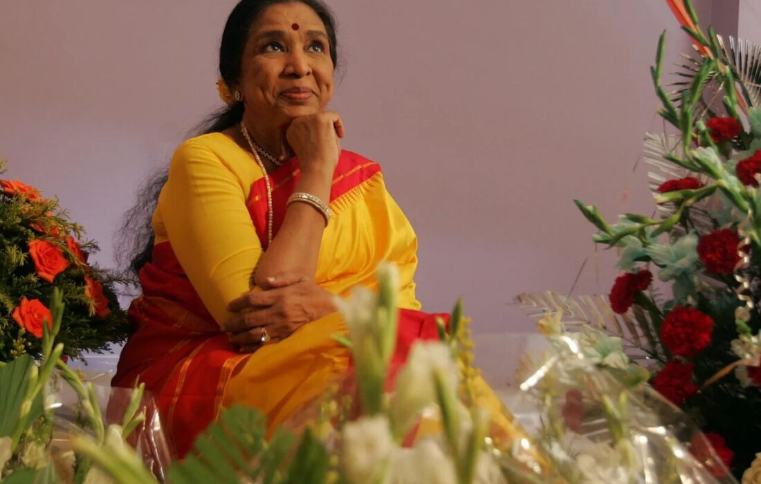 آشا بوسله خواننده افسانه‌ای هند در ۹۲ سالگی درگذشت